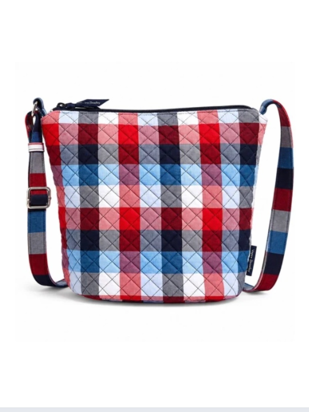 NWOT! Vera Bradley | Plaid Bucket Crossbody Bag | Retail $96